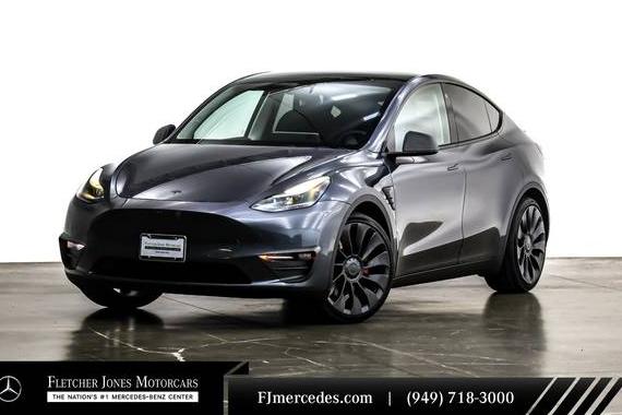 TESLA MODEL Y 2022 7SAYGDEF2NF445645 image